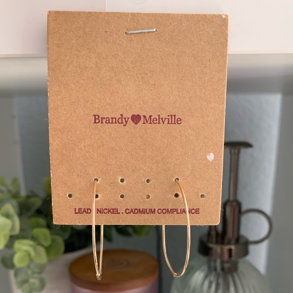 BRANDY MELVILLE GOLD EARRINGS